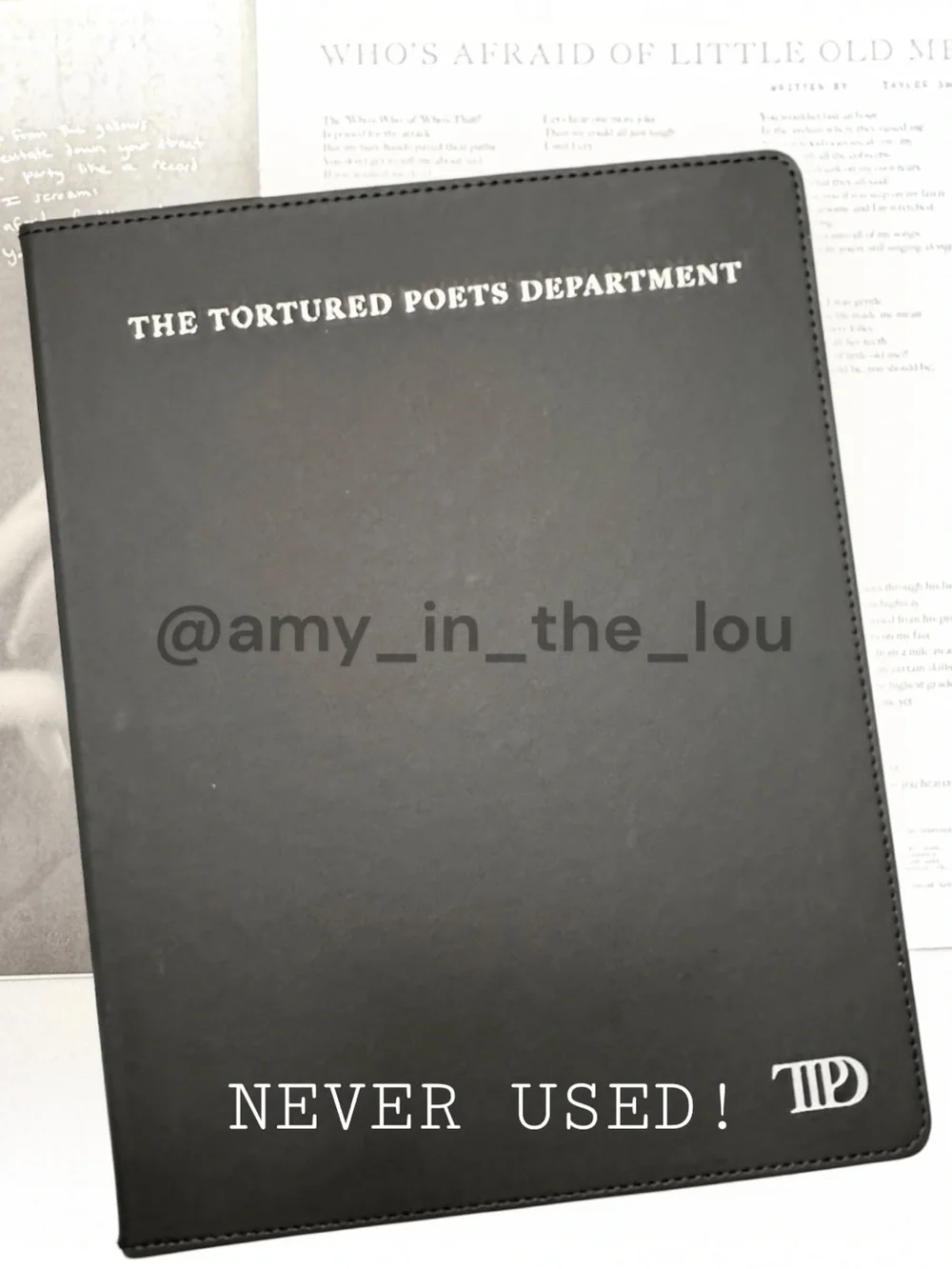 Taylor Swift TTPD Journal